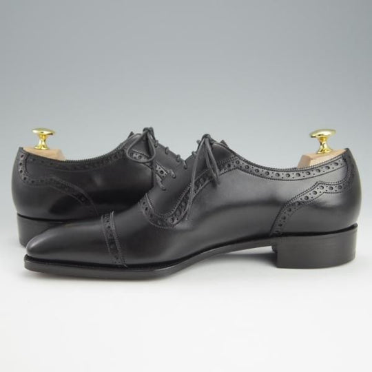 新品★（英）ガジアーノ&ガーリング 6.5E【モデル定価￥220,000-★DECOラスト/ST.JAMES 2】クォーターブローグ/黒/GAZIANO&GIRLING★h625