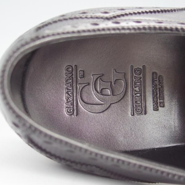 新品★（英）ガジアーノ&ガーリング 6.5E【モデル定価￥220,000-★DECOラスト/ST.JAMES 2】クォーターブローグ/黒/GAZIANO&GIRLING★h625