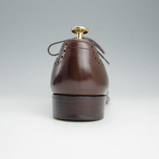 極美品★（英）ガジアーノ&ガーリング 6.5E【定価￥220,000-★ST.JAMES 2/TG73ラスト】クォーターブローグ/茶/GAZIANO&GIRLING★h626