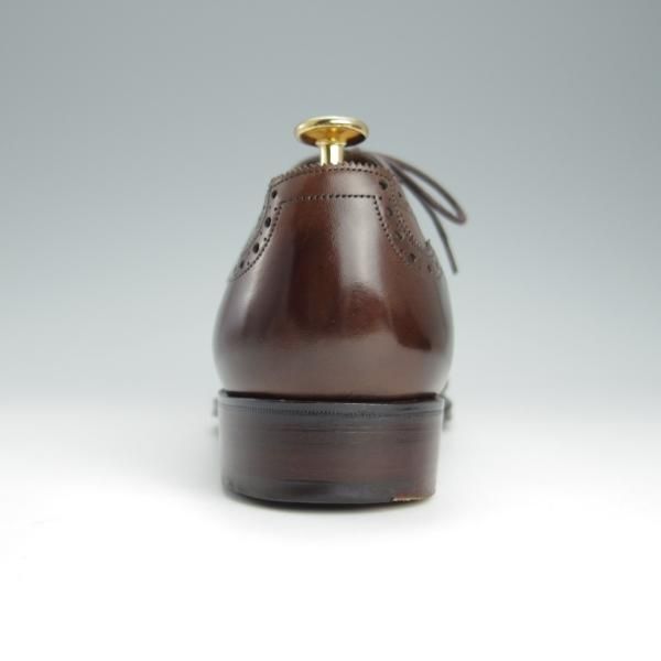 極美品★（英）ガジアーノ&ガーリング 6.5E【定価￥220,000-★ST.JAMES 2/TG73ラスト】クォーターブローグ/茶/GAZIANO&GIRLING★h626
