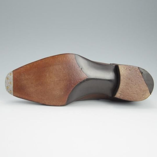 極美品★（英）ガジアーノ&ガーリング 6.5E【定価￥220,000-★ST.JAMES 2/TG73ラスト】クォーターブローグ/茶/GAZIANO&GIRLING★h626