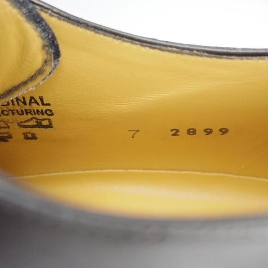 極美品★(伊)フランチェスコ・ベニーニョ SIZE 7【定価￥61,600-★サイドレース/レベルソ仕立て】G2899/濃紺/Francesco Benigno★h627