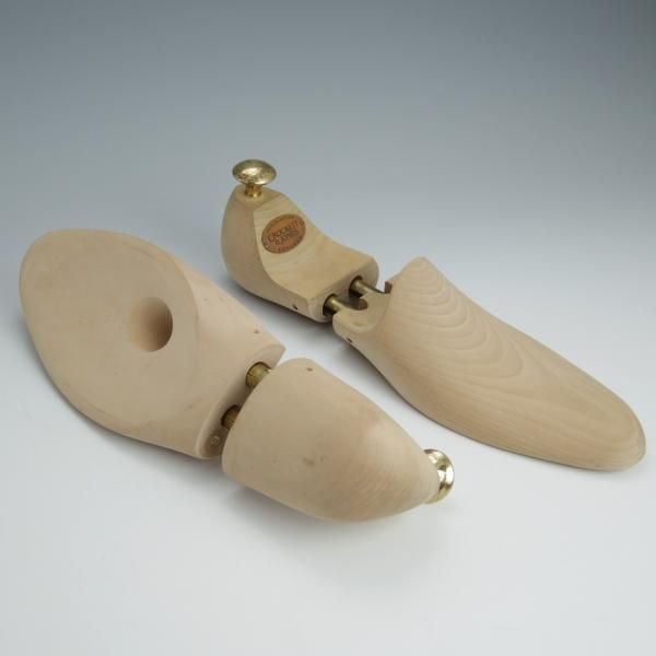 極上★クロケット&ジョーンズ SIZE 6【定価￥15,400-★純正シューツリー】木製シューキーパー/メンズ/Crockett&Jones★h632