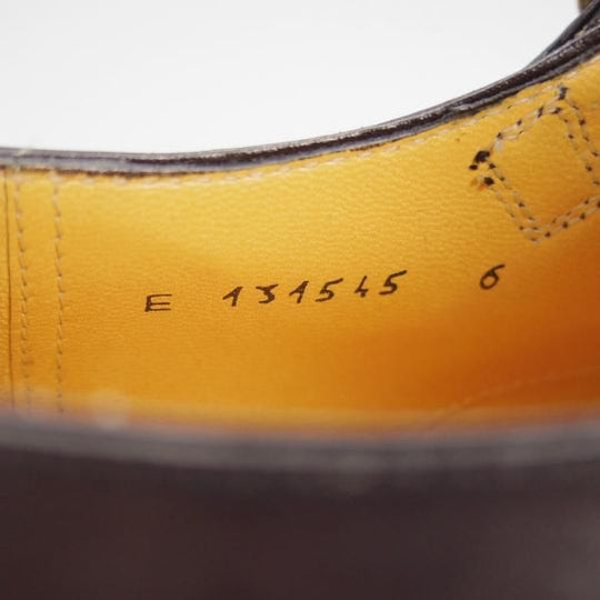 極美品★(伊)タニノクリスチー SIZE 6【定価￥21,6000-★ダブルモンク/671】カーフ/黒/メンズ/TANINO CRISCI★h634