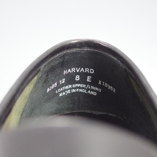 ★クロケット&ジョーンズ 8E【定価￥123,200-★コードバン仕様/HARVARD】314ラスト/コインローファー/黒/メンズ/Crockett&Jones★h636