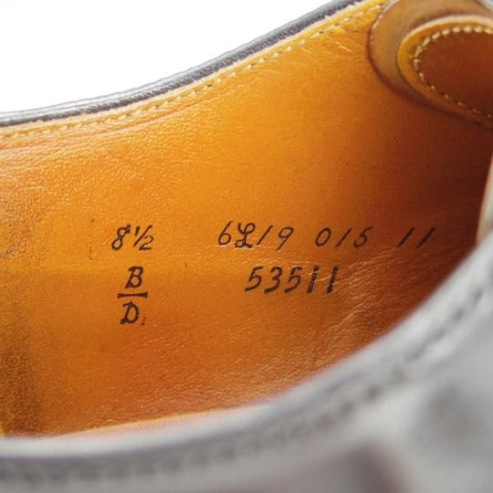 ★オールデン 8.5D【定価￥136,400-★コードバン仕様/モディファイドラスト】53511/プレーントゥ/黒/DARJEELING DAYS別注/Alden★h637