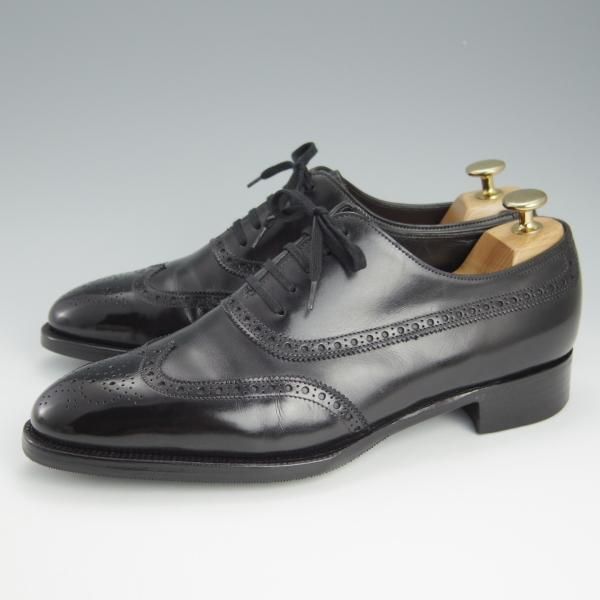 極上★ジョンロブ 6E【定価20万円以上★プレステージライン/WESTMINSTER】7000ラスト/フルブローグ/黒/メンズ/JOHN LOBB★h638