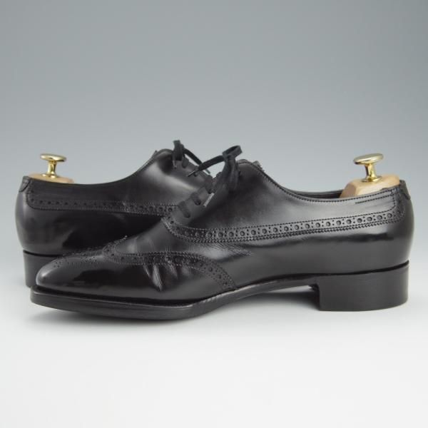 極上★ジョンロブ 6E【定価20万円以上★プレステージライン/WESTMINSTER】7000ラスト/フルブローグ/黒/メンズ/JOHN LOBB★h638