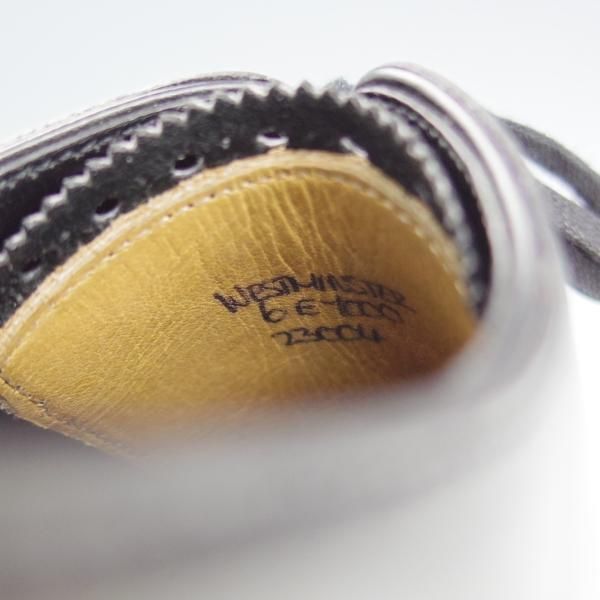 極上★ジョンロブ 6E【定価20万円以上★プレステージライン/WESTMINSTER】7000ラスト/フルブローグ/黒/メンズ/JOHN LOBB★h638