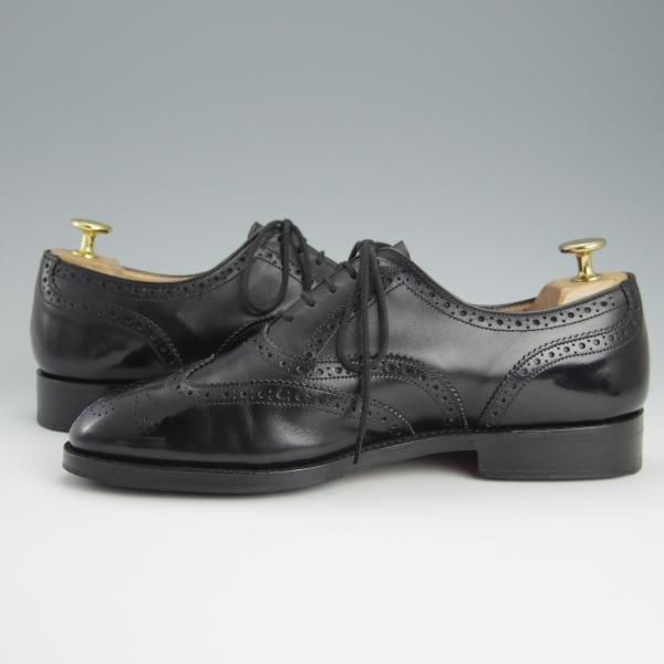 極上★トリッカーズ SIZE 6【現行定価9.3万円程度★EPSOM/フルブローグ】エプソン/9524/カーフ/黒/メンズ/Tricker's★h640
