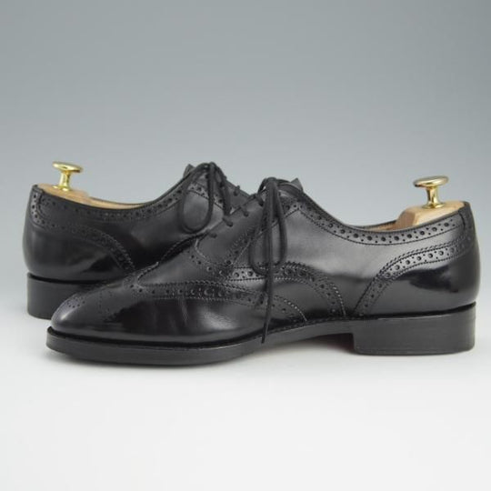 極上★トリッカーズ SIZE 6【現行定価9.3万円程度★EPSOM/フルブローグ】エプソン/9524/カーフ/黒/メンズ/Tricker's★h640