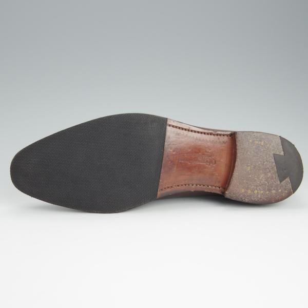 極上★クロケット&ジョーンズ 6E【定価￥93,500-★ALEX/アレックス/348ラスト】ホールカット/カーフ/濃茶/メンズ/Crockett&Jones★h642