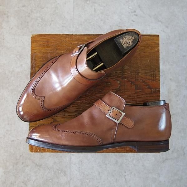 極上★クロケット&ジョーンズ 6E【日本未入荷★140周年記念モデル/専用シューツリー付】TURNER/デミブーツ/茶/Crockett&Jones★h643