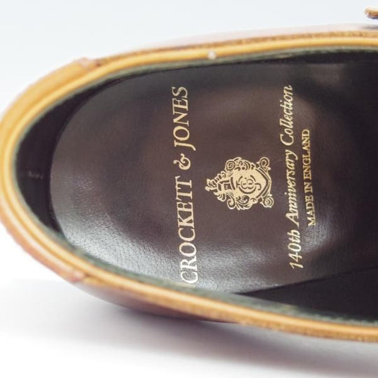 極上★クロケット&ジョーンズ 6E【日本未入荷★140周年記念モデル/専用シューツリー付】TURNER/デミブーツ/茶/Crockett&Jones★h643