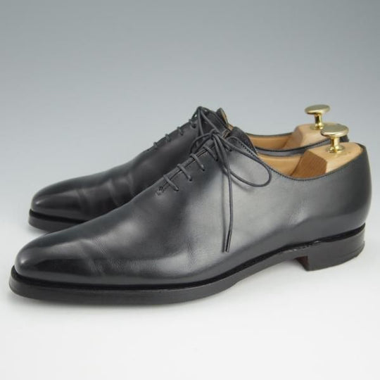 極上★クロケット&ジョーンズ 6E【定価￥93,500-★ALEX/アレックス/348ラスト】ホールカット/カーフ/黒/メンズ/Crockett&Jones★h644