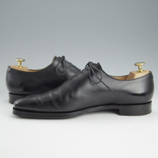 極上★クロケット&ジョーンズ 6E【定価￥93,500-★ALEX/アレックス/348ラスト】ホールカット/カーフ/黒/メンズ/Crockett&Jones★h644