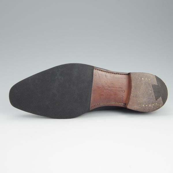 極上★クロケット&ジョーンズ 6E【定価￥93,500-★ALEX/アレックス/348ラスト】ホールカット/カーフ/黒/メンズ/Crockett&Jones★h644