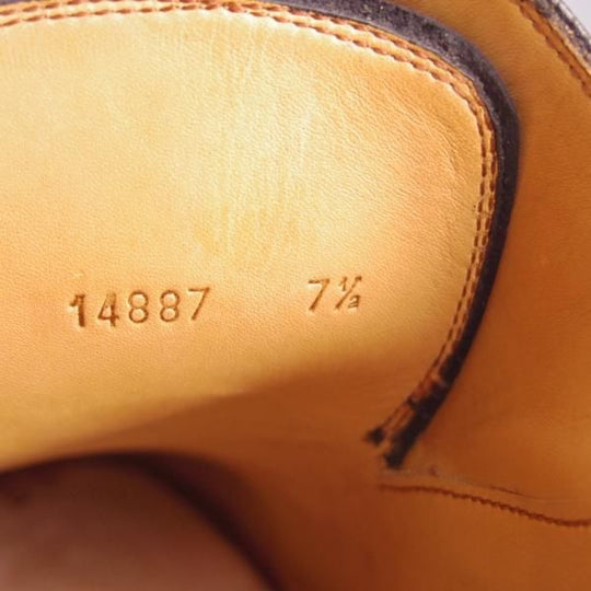 未使用★(スペイン製)YANKO/ヤンコ SIZE 7.5【定価￥58,300-★ダブルモンク/14887】グレインレザー/黒/メンズ★h645