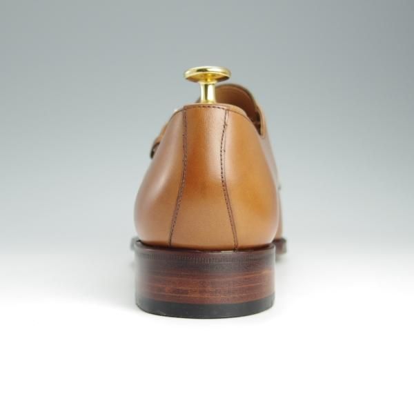 未使用★(スペイン製)YANKO/ヤンコ SIZE 7.5【定価￥46,200-★ダブルモンク/14453】カーフ/茶/メンズ★h646