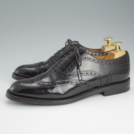 ★チャーチ(レディース) SIZE 36【定価￥155,100-★バーウッド/BURWOOD WG】ポリッシュドバインダーカーフ/黒/Church's★h647