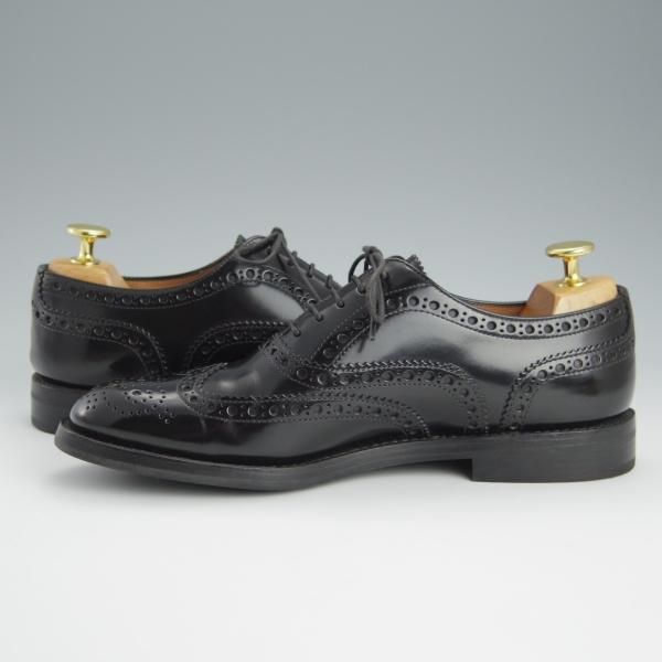 ★チャーチ(レディース) SIZE 36【定価￥155,100-★バーウッド/BURWOOD WG】ポリッシュドバインダーカーフ/黒/Church's★h647
