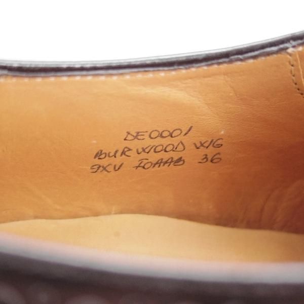 ★チャーチ(レディース) SIZE 36【定価￥155,100-★バーウッド/BURWOOD WG】ポリッシュドバインダーカーフ/黒/Church's★h647