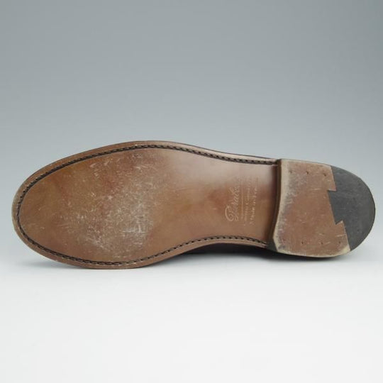 ほぼ試着程度★パラブーツ SIZE 8【現行定価￥77,000-★アドニス/ADONIS】コインローファー/グレインレザー/濃茶/Paraboot★h650