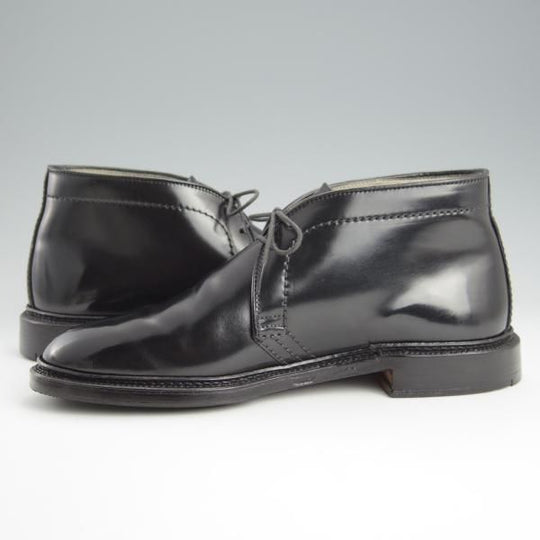 美品★オールデン 7.5D【コードバン仕様★(ハワイ)Leather Soul別注/12527】バリーラスト/チャッカブーツ/黒/レザーソウル/Alden★h651