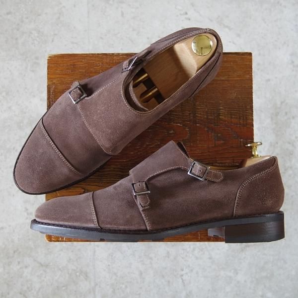 Paraboot パラブーツ vivaldi 黒 レザーシューズ ダブルモンク