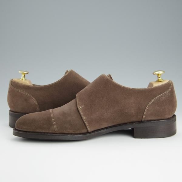 極美品★パラブーツ SIZE 8.5【モデル定価￥83,600-★VIVALDI/ダブルモンク】アクティブソール/スエード/茶/メンズ/Paraboot★h653