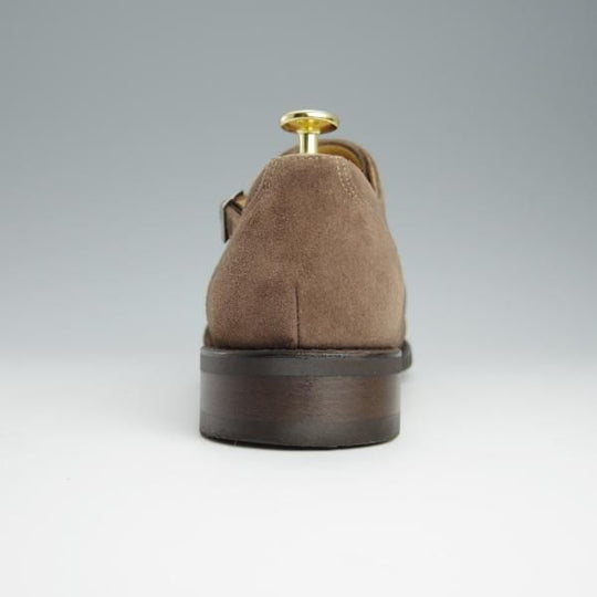 極美品★パラブーツ SIZE 8.5【モデル定価￥83,600-★VIVALDI/ダブルモンク】アクティブソール/スエード/茶/メンズ/Paraboot★h653