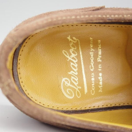 極美品★パラブーツ SIZE 8.5【モデル定価￥83,600-★VIVALDI/ダブルモンク】アクティブソール/スエード/茶/メンズ/Paraboot★h653