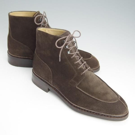 極美品★パラブーツ SIZE 7【定価￥62,700-★SERIGNAN/ビームスF別注】レースアップブーツ/スエード/濃茶/BEAMS F/Paraboot★h654