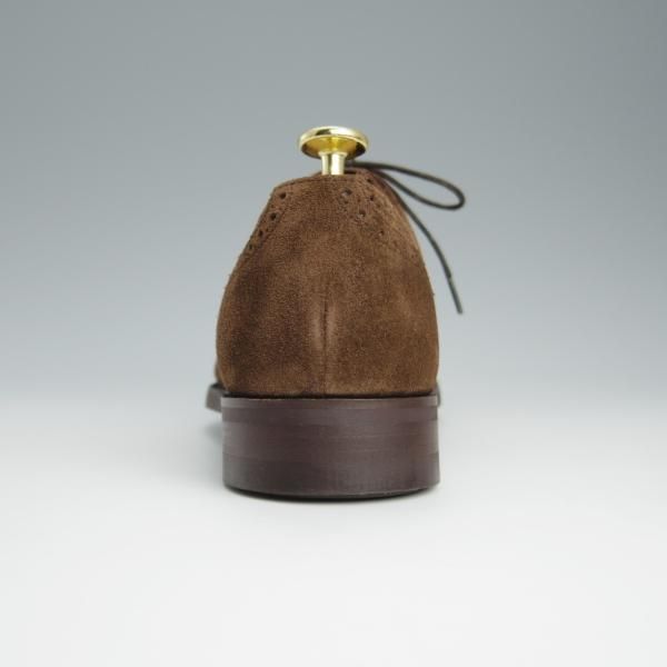 新品★(英)BARKER/バーカー 6F【定価￥49,500-★ダイナイトソール仕様/4303FW11】セミブローグ/スエード/濃茶/メンズ★h655