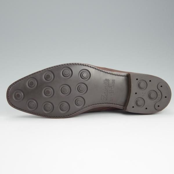 未使用★(英)BARKER/バーカー 8.5F【定価￥49,500-★ダイナイトソール仕様/4304FW11】モンクストラップ/カーフ/茶/メンズ★h656