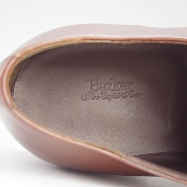 未使用★(英)BARKER/バーカー 8.5F【定価￥49,500-★ダイナイトソール仕様/4304FW11】モンクストラップ/カーフ/茶/メンズ★h656