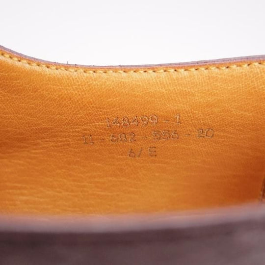 極上★J.M.ウェストン 6.5E【貴重★ペッカリー革仕様の製品/556】11ラスト/プレーントゥ/濃茶/メンズ/Weston/ウエストン★h662