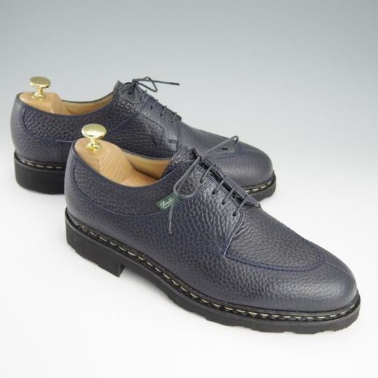 未使用★パラブーツ SIZE 7.5【定価￥71,500-★アヴィニョン/AVIGNON】ユナイテッドアローズ別注/Uチップ/紺/シボ革/Paraboot★h673