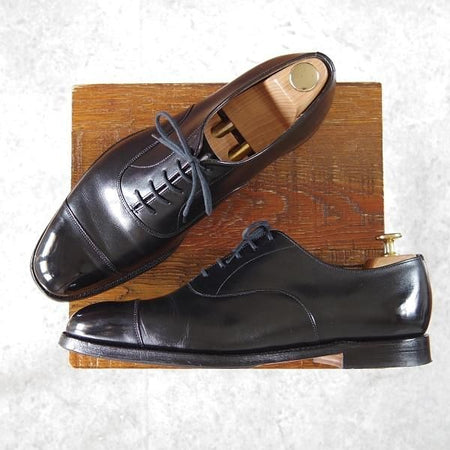 ★チャーチ 75G/UK7.5【定価￥130,900-★コンサル/CONSUL】173ラスト/ストレートチップ/カーフ/黒/メンズ/Church's★h674