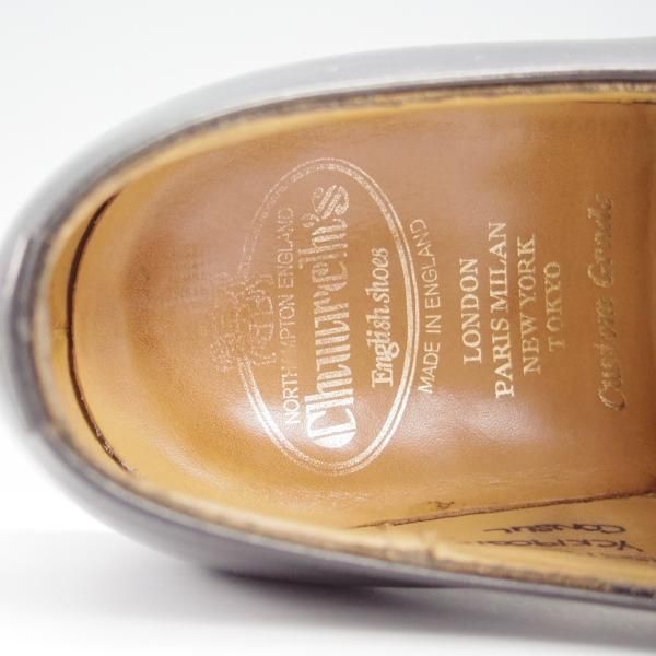 ★チャーチ 75G/UK7.5【定価￥130,900-★コンサル/CONSUL】173ラスト/ストレートチップ/カーフ/黒/メンズ/Church's★h674