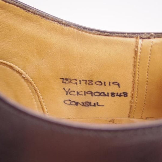 ★チャーチ 75G/UK7.5【定価￥130,900-★コンサル/CONSUL】173ラスト/ストレートチップ/カーフ/黒/メンズ/Church's★h674