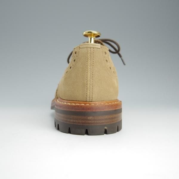 未使用★トリッカーズ SIZE 8.5【貴重★ポールスミス別注/Paul Smith】コマンドソール/M7647/スエード/薄茶/メンズ/Tricker's★h676