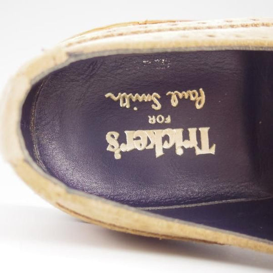 未使用★トリッカーズ SIZE 8.5【貴重★ポールスミス別注/Paul Smith】コマンドソール/M7647/スエード/薄茶/メンズ/Tricker's★h676