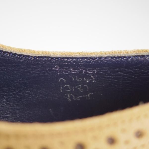 未使用★トリッカーズ SIZE 8.5【貴重★ポールスミス別注/Paul Smith】コマンドソール/M7647/スエード/薄茶/メンズ/Tricker's★h676