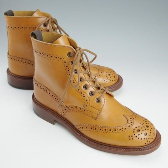 未使用★トリッカーズ(レディース) SIZE 4.5【定価￥96,800-★エイコンアンティーク/カントリーブーツ】L5411/薄茶/Tricker's★h677