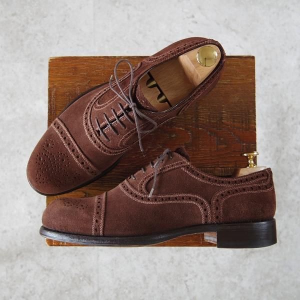 極上★(伊)ベッタニン&ベントゥーリ SIZE 8【モデル定価￥145,800-★ハンドソーンウェルテッド製法/九分仕立て/371】茶/Bettanin&Venturi★h679