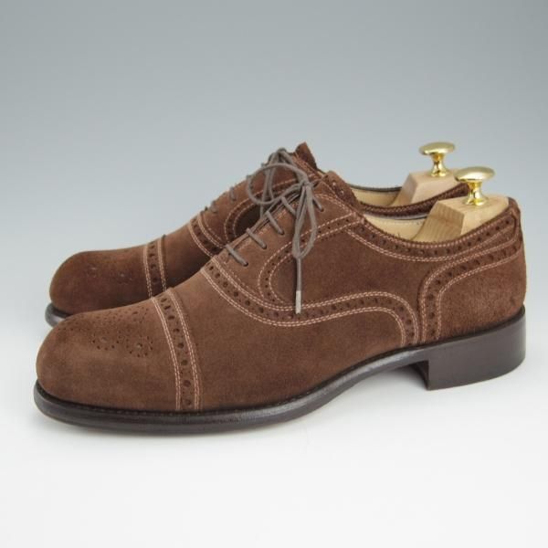 極上★(伊)ベッタニン&ベントゥーリ SIZE 8【モデル定価￥145,800-★ハンドソーンウェルテッド製法/九分仕立て/371】茶/Bettanin&Venturi★h679