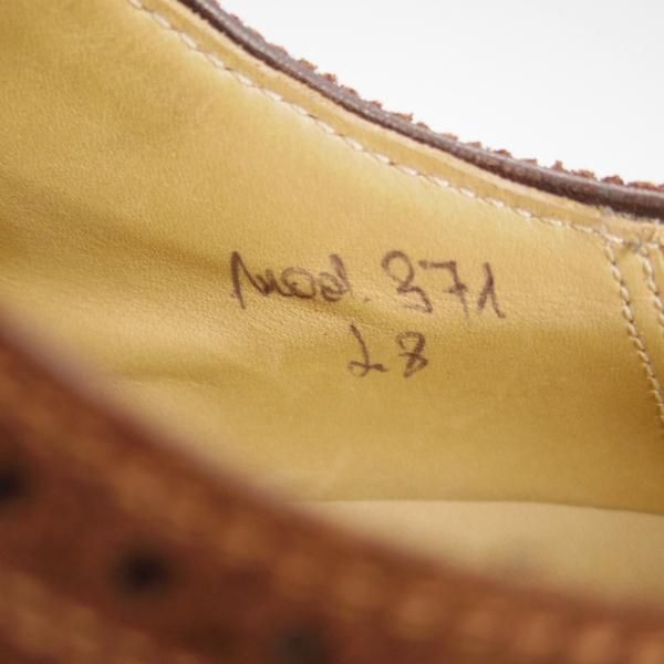 極上★(伊)ベッタニン&ベントゥーリ SIZE 8【モデル定価￥145,800-★ハンドソーンウェルテッド製法/九分仕立て/371】茶/Bettanin&Venturi★h679