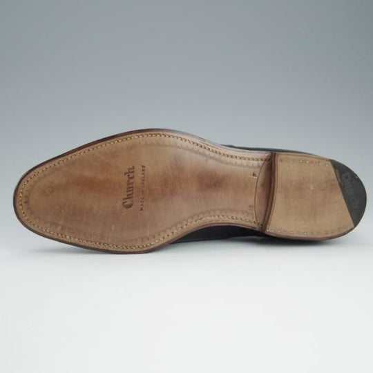 ほぼ未使用★チャーチ 65F/UK6.5【旧チャーチ★73ラスト/ブックバインダーカーフ】(英)GORDON SCOTT別注/EDWARDO/黒/Church's★h682