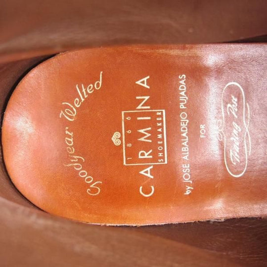 ★(スペイン製)CARMINA/カルミナ SIZE 7.5【モデル定価￥86,900-★トレーディングポスト別注/973】ブーツ/茶/メンズ/Trading Post★h684
